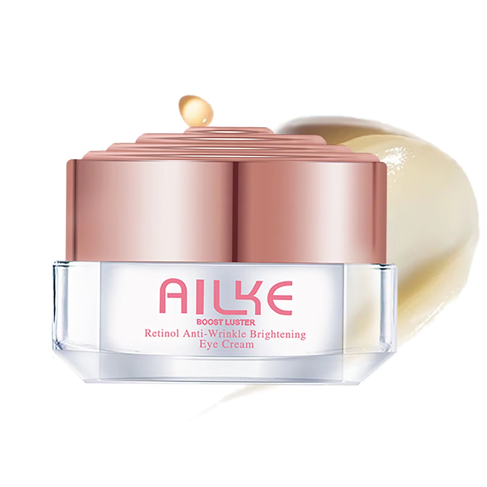 Retinol Anti-Wrinkle Brightening Eye Cream, with Hyaluronic Acid, Reduces Dark Circles, Undereye Lightening Treatment